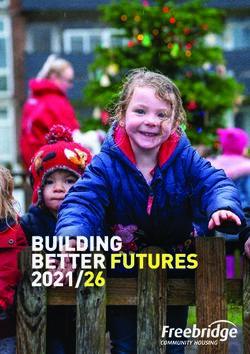 BUILDING BETTER FUTURES 2021/26 - Freebridge ...
