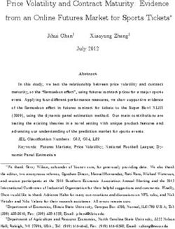 Price Volatility and Contract Maturity: Evidence from an Online Futures Market for Sports Tickets