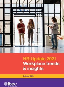 HR Update 2021 Workplace trends & insights - October 2021 - IBEC