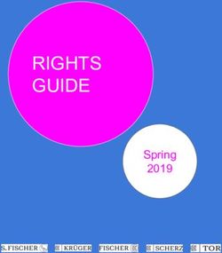 RIGHTS GUIDE Spring 2019 - S. Fischer Verlage
