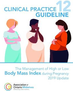GUIDELINE CLINICAL PRACTICE - Body Mass Index during Pregnancy