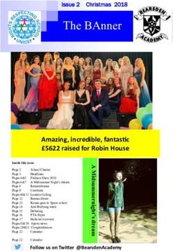 The BAnner - Amazing, incredible, fantastic &pound;5622 raised for Robin House - Bearsden Academy