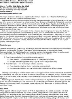 Allergic Skin Disease ..The Itch stops here! Presentation for the CVMA SBCV Conference Charlie Pye BSc, DVM, DVSc, Dip ACVD Yu of Guelph ...