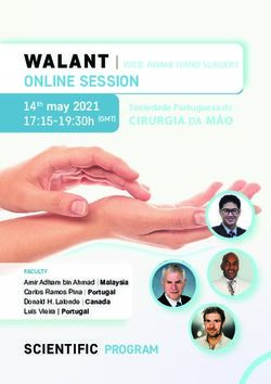 ONLINE SESSION WALANT | WIDE AWAKE HAND SURGERY - SCIENTIFIC PROGRAM - Sociedade Portuguesa de Cirurgia ...