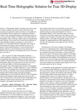 Real-Time Holographic Solution for True 3D-Display - VividQ