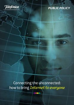 Connecting the unconnected: how to bring Internet to everyone - PUBLIC POLICY