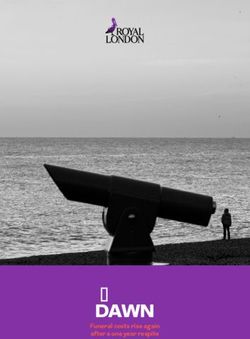 A FALSE DAWN Funeral costs rise again after a one year respite