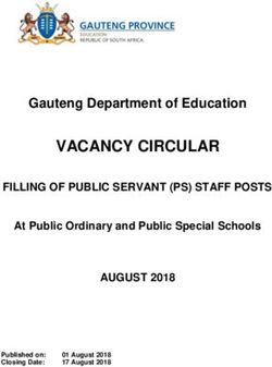 VACANCY CIRCULAR Gauteng Department of Education - FILLING OF PUBLIC SERVANT (PS) STAFF POSTS - Gauteng Provincial ...