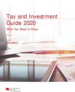 Tax and Investment Guide 2020 - What You Need to Know (Quebec) - National Bank Financial