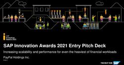 SAP Innovation Awards 2021 Entry Pitch Deck - Increasing scalability and performance for even the heaviest of financial workloads
