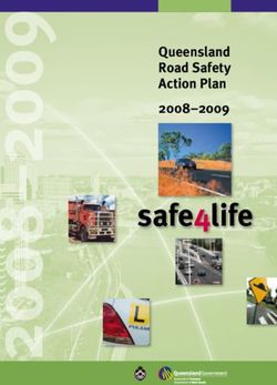 Safe4life - Queensland Road Safety Action Plan 2008-2009