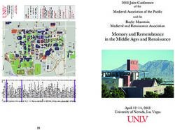 Memory and Remembrance - Medieval and Renaissance Association - Medieval Association of the Pacific