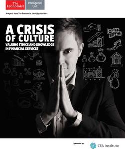 A report from The Economist Intelligence Unit - CFA Institute