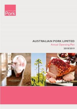 AUSTRALIAN PORK LIMITED - Annual Operating Plan 2018/2019