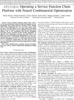 Sfc2cpu: Operating a Service Function Chain Platform with Neural Combinatorial Optimization - mediaTUM