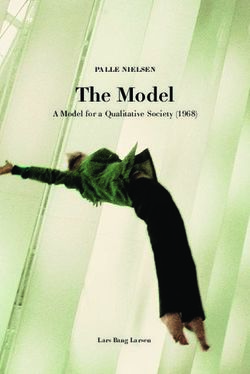 The Model A Model for a Qualitative Society (1968) - Palle NielseN - Macba