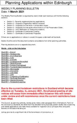 Planning Applications within Edinburgh - Edinburgh Council