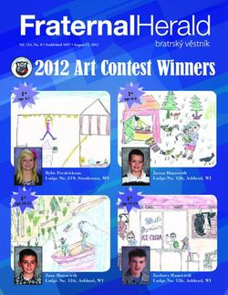 2012 Art Contest Winners - Western Fraternal Life