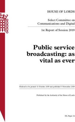 Public service broadcasting: as vital as ever - Parliament ...