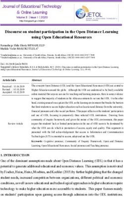 Journal of Educational Technology & Online Learning - DergiPark