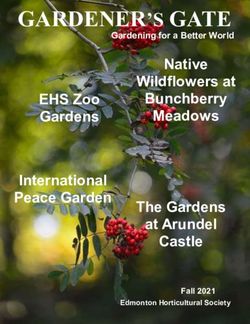 GARDENER'S GATE Native Wildflowers at Bunchberry EHS Zoo Gardens - Edmonton Horticultural Society