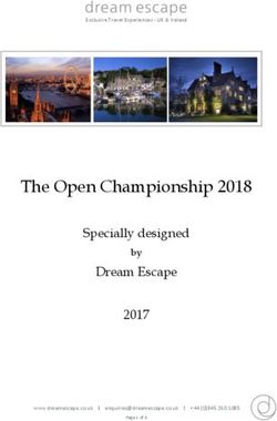 The Open Championship 2018 - Specially designed Dream Escape 2017 by - Wegner Associates, Inc.