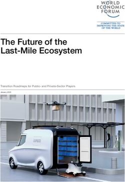 The Future of the Last-Mile Ecosystem - Transition Roadmaps for Public- and Private-Sector Players - World ...