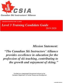 Level 3 Training Candidate Guide - CSIA | Connexence