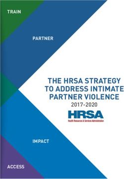 THE HRSA STRATEGY TO ADDRESS INTIMATE PARTNER VIOLENCE 2017-2020