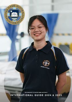 The University of Notre Dame Australia - INTERNATIONAL GUIDE 2024 & 2025