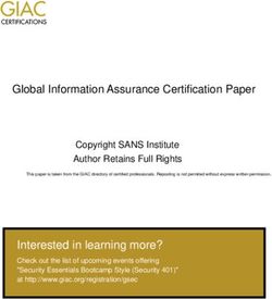 Global Information Assurance Certification Paper - GIAC ...