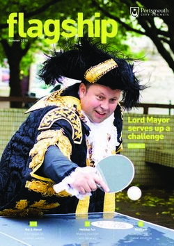 Lord Mayor serves up a challenge - Summer 2018 - Portsmouth City Council