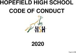 HOPEFIELD HIGH SCHOOL CODE OF CONDUCT - 2020 Page 1 of 59