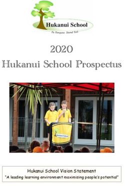 Hukanui School Prospectus 2020 - Hukanui School Vision Statement "A leading learning environment maximising people's potential" - Hukanui ...