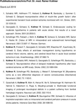 Publikationsverzeichnis Prof. Dr. med. Rainer Kollmar Stand Juli 2019 - Klinikum Darmstadt