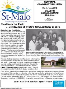 REGIONAL COMMUNITY BULLETIN