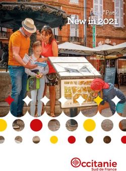 New in 2021 Press Pack - Tourisme Occitanie