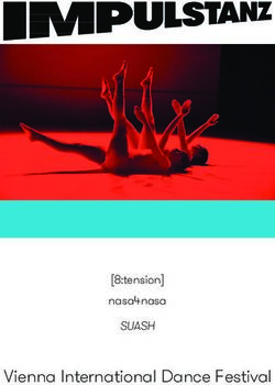 VIENNA INTERNATIONAL DANCE FESTIVAL - SUASH 8:TENSION NASA4NASA - IMPULSTANZ