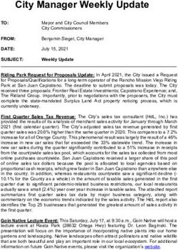 City Manager Weekly Update