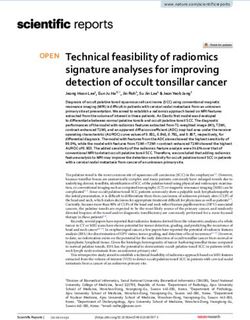 Technical feasibility of radiomics signature analyses for improving detection of occult tonsillar cancer