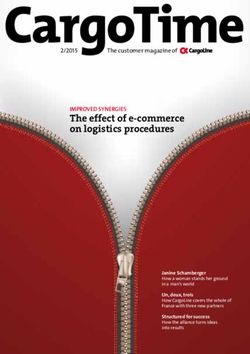The effect of e-commerce on logistics procedures - CargoLine