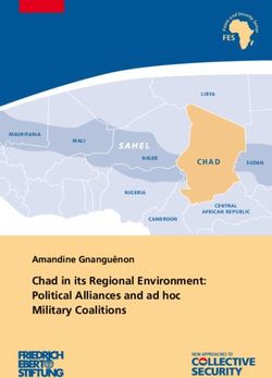 Chad in its Regional Environment: Political Alliances and ad hoc Military Coalitions - Amandine Gnanguênon