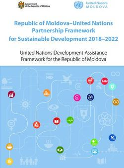 Republic of Moldova-United Nations Partnership Framework for Sustainable Development 2018-2022 - United Nations Development Assistance Framework ...