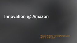Innovation @ Amazon Ricardo Renter&iacute;a, Head of North Latam - The Business Factory
