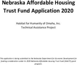 Nebraska Affordable Housing Trust Fund Application 2020