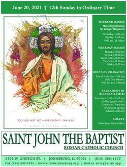 June 20, 2021 12th Sunday in Ordinary Time - Parishes Online