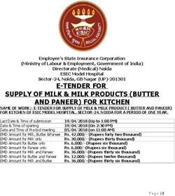 E-TENDER FOR SUPPLY OF MILK & MILK PRODUCTS (BUTTER AND PANEER) FOR KITCHEN - ESIC Hospitals ...
