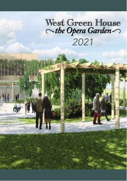 2021 West Green House Opera