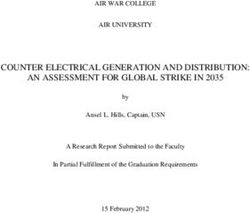 COUNTER ELECTRICAL GENERATION AND DISTRIBUTION: AN ASSESSMENT FOR GLOBAL STRIKE IN 2035
