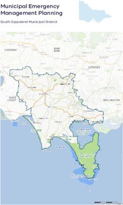 Municipal Emergency Management Planning - South Gippsland Municipal District - South ...